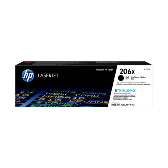 HP 206X Black Toner Cartridge W2110X