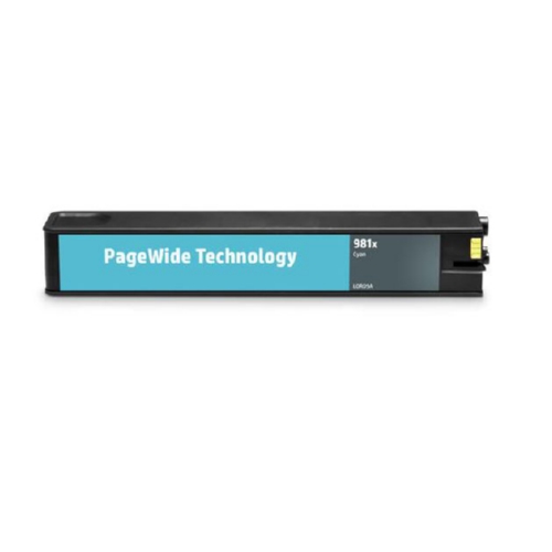 HP 981X L0R09A High Yield Cyan PageWide Cartridge