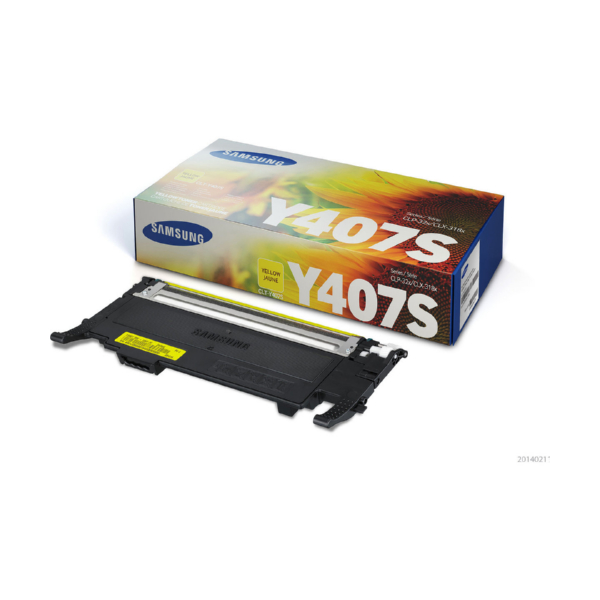 CLT-Y407S (SU478A) Toner, 1000 Page-Yield, Yellow