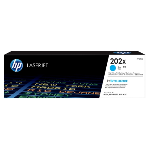 HP CF501X (HP202X) Cyan Toner Cartridge