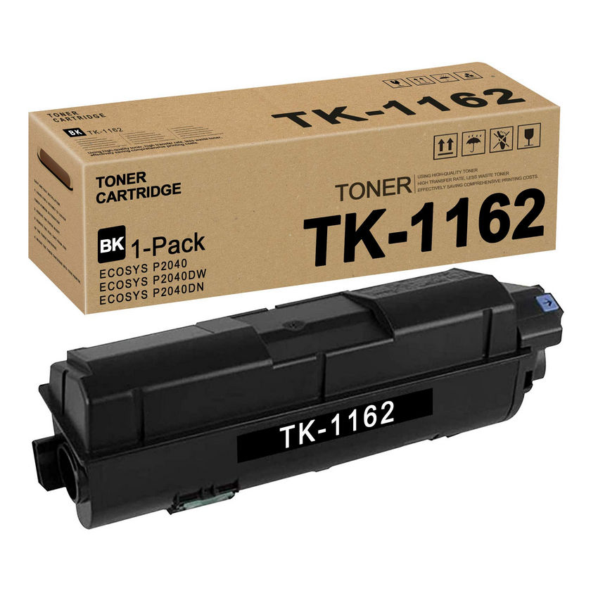 Compatible Kyocera Mita TK-1162 (1T02RY0US0) Toner Cartridge, Black 14.4K Yield Jumbo