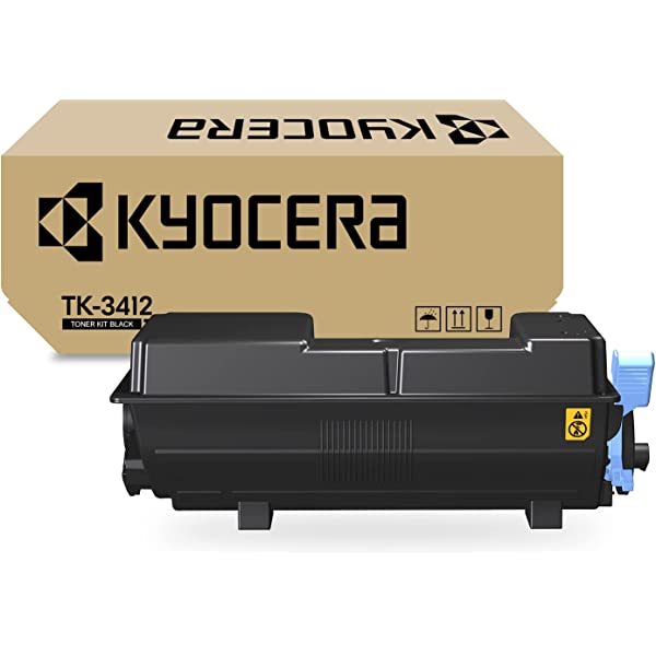 OEM Kyocera Mita TK-3412 (1T0C0X0US0) Toner Cartridge, Black, 15.5K Yield