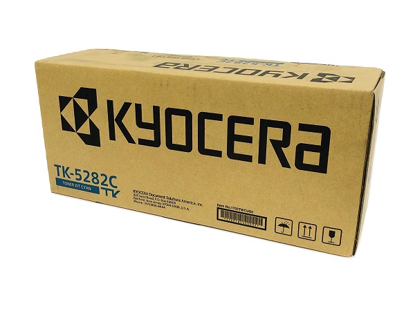 Kyocera Genuine OEM TK-5282C Cyan Toner Cartridge (1T02TWCUS0) 11k YLD