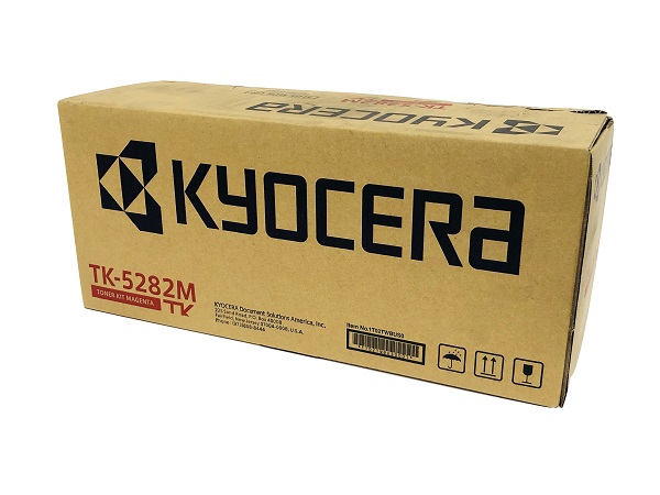Kyocera Genuine OEM TK-5282M Magenta Toner Cartridge (1T02TWBUS0) 11k YLD