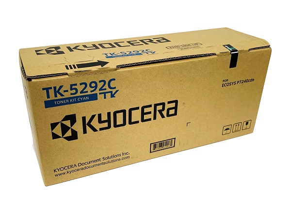 Kyocera Genuine OEM TK-5292C (1T02TXCUS0) Cyan Toner Cartridge (13K YLD)