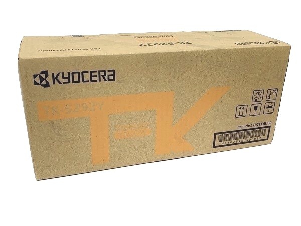 Kyocera Genuine OEM TK-5292Y (1T02TXAUS0) Yellow Toner Cartridge (13K YLD)