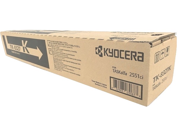 Kyocera Genuine OEM TK-8327K (1T02NP0US0 ) Black Toner Cartridge (18K YLD)