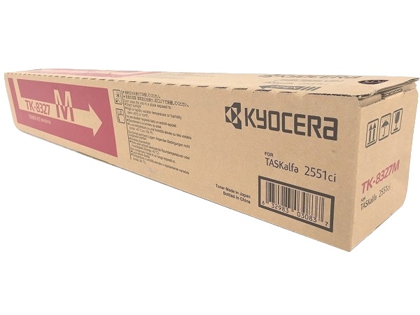 Kyocera Genuine OEM TK-8327M (1T02NPBUS0) Magenta Toner Cartridge (12K YLD)