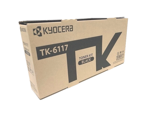 Kyocera Genuine OEM TK-6117 (1T02P10US0) Black Toner Container (15K YLD)
