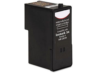 Lexmark 18C0034 Black Inkjet Cartridge