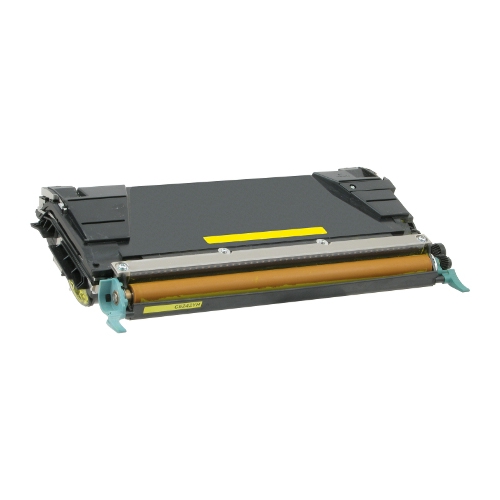 TAA Compliant Remanufactured Lexmark C5240YH, C5242YH High Capacity Yellow Toner Cartridge