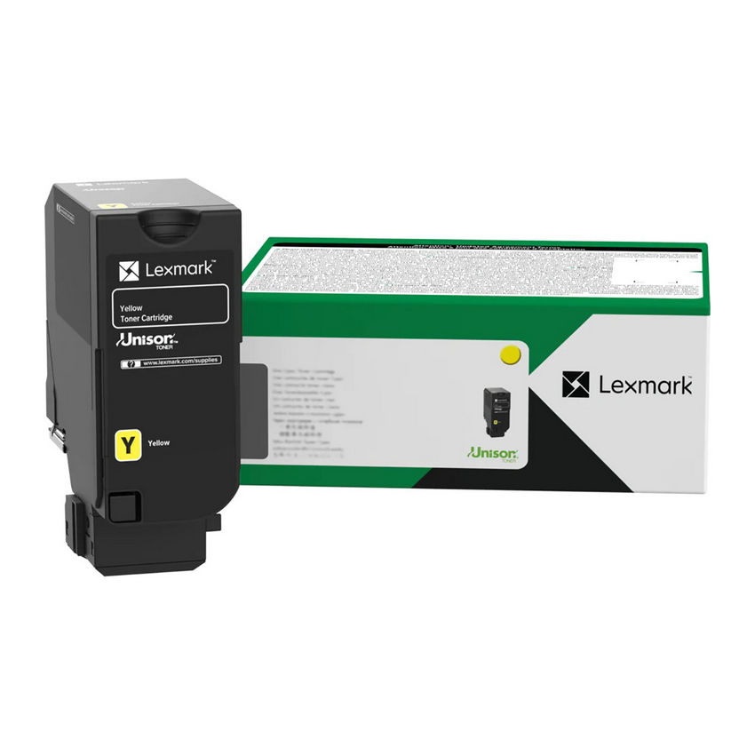 Lexmark Original Laser Toner Cartridge - Return Program - Yellow Pack