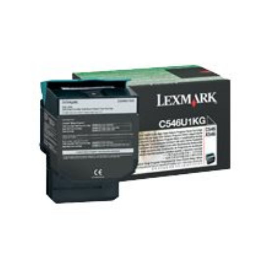 C546U4KG Lexmark TAA Compliant Version of C546U1KG C546 X546 Extra High Yield Black Return Program Toner Cartridge