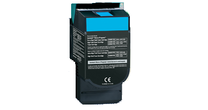 Cyan Laser Toner compatible with the Lexmark C540H2CG