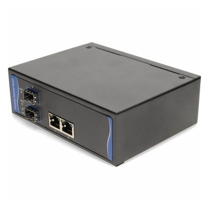 AddOn 10/100/1000Base-TX(RJ-45) x2 to 2 Open SFP Gigabit Ethernet Switch