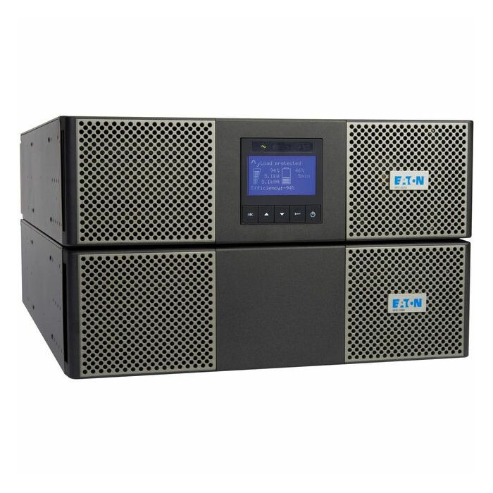 Eaton 9PX 3000VA 3000W 208V Online Double-Conversion UPS - L6-30P, 6x 5-20R, 1 L6-30R, 1 L14-30R Outlets, Cybersecure Network Card, Extended Run, 6U Rack/Tower