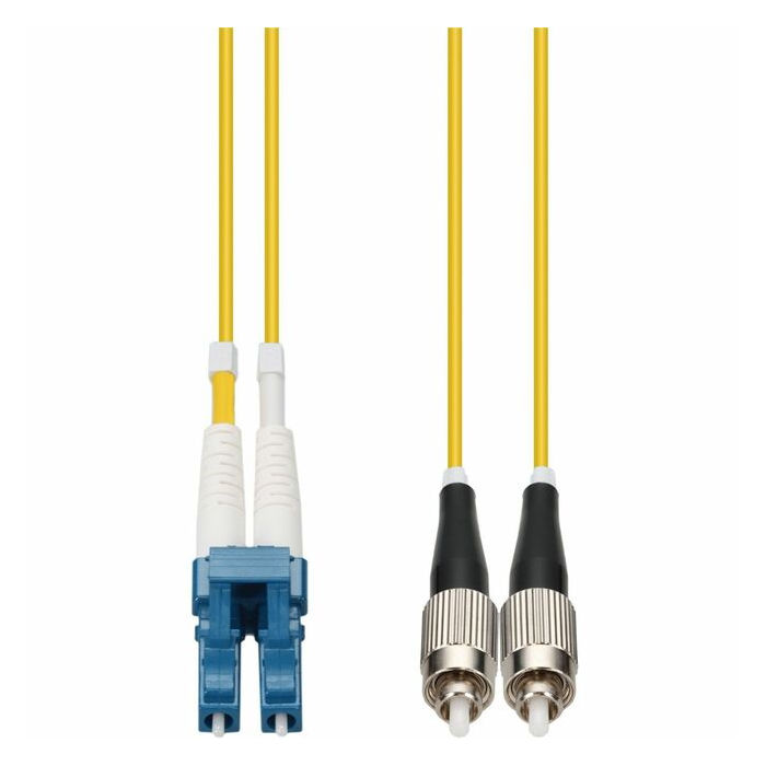 AddOn 8m FC (Male) to LC (Male) Yellow OS2 Duplex Fiber OFNR (Riser-Rated) Patch Cable