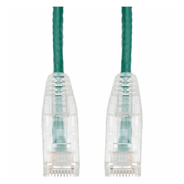 AddOn 4ft RJ-45 (Male) to RJ-45 (Male) Straight Green Cat6 UTP Slim PVC Copper Patch Cable