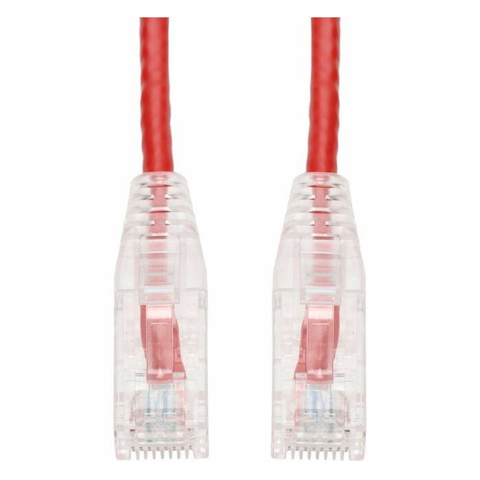 AddOn 10ft RJ-45 (Male) to RJ-45 (Male) Straight Red Cat6 UTP Slim PVC Copper Patch Cable