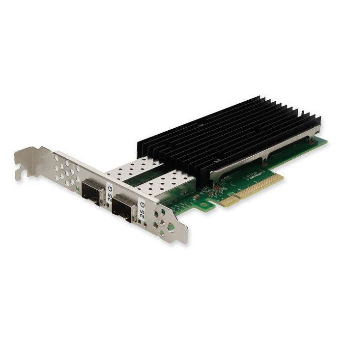 AddOn 25Gbs Dual Open SFP28 Port PCIe 3.0 x8 Network Interface Card w/PXE Boot