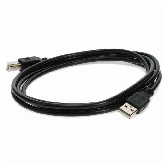 AddOn 5-Pack of 3ft USB 2.0 (A) Male to USB 2.0 (B) Male Black Cables