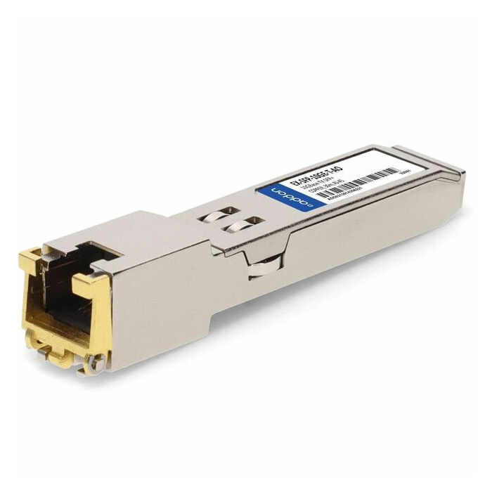 AddOn Juniper Networks EX-SFP-10GE-T Compatible TAA Compliant 100/1000/10000Base-TX SFP+ Transceiver (Copper, 30m, RJ-45)