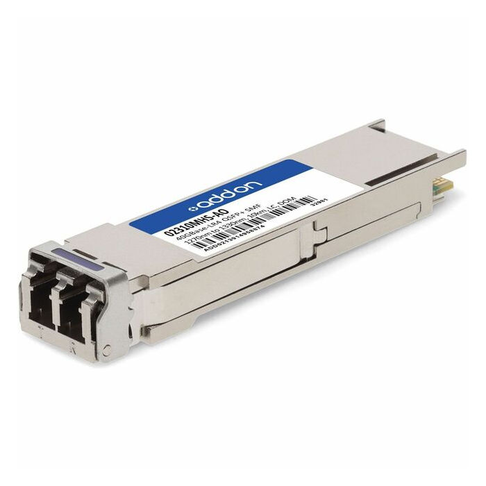 AddOn Huawei 02310MHS Compatible TAA Compliant 40GBase-LR4 QSFP+ Transceiver (SMF, 1270nm to 1330nm, 10km, LC, DOM, Campus/Data Center Switches)