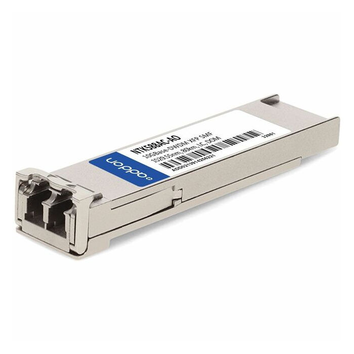 AddOn Ciena NTK588AC Compatible TAA Compliant 10GBase-DWDM 100GHz XFP Transceiver (SMF, 1529.55nm, 80km, LC, DOM)