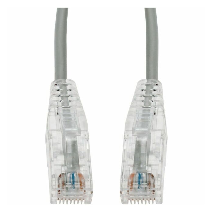 AddOn 7ft RJ-45 (Male) to RJ-45 (Male) Straight Gray Cat6A UTP Copper PVC Patch Cable