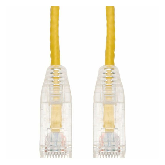 AddOn 3ft RJ-45 (Male) to RJ-45 (Male) Straight Yellow Cat6 UTP Slim PVC Copper Patch Cable