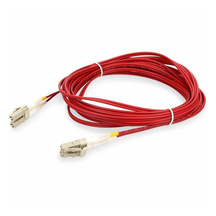 AddOn 3m LC (Male) to LC (Male) Red OM3 Duplex OFNR (Riser-Rated) Fiber Patch Cable