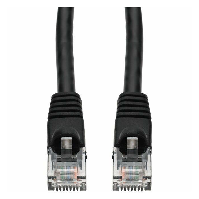 AddOn 30ft RJ-45 (Male) to RJ-45 (Male) Straight Black Cat6 UTP PVC Copper Patch Cable