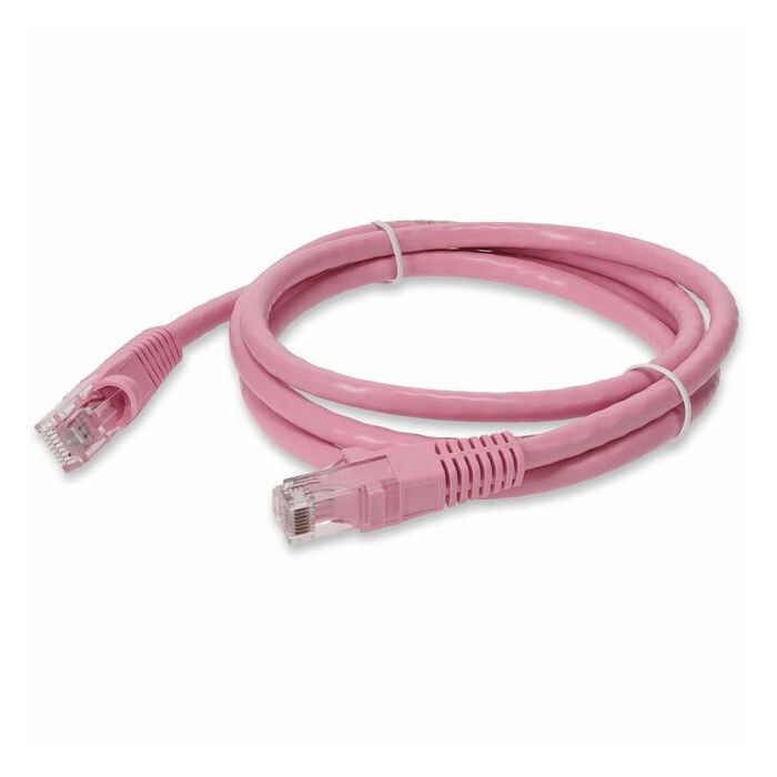 AddOn 4ft RJ-45 (Male) to RJ-45 (Male) Straight Pink Cat6 UTP PVC Copper Patch Cable