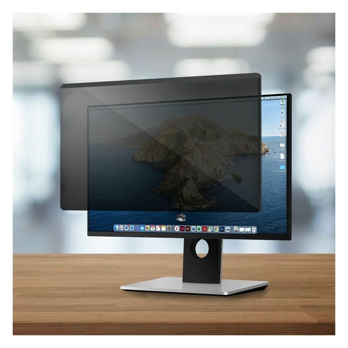 AddOn 27 in Anti-Blue Light Privacy Screen with Adhesive Tabs 16:9 Ratio Clear