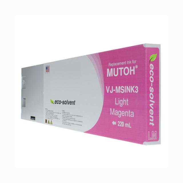 Compatible Light Magenta Wide Format Inkjet Cartridge for Mutoh VJ-MSINK3-LM220