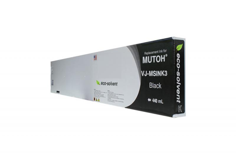 Compatible Black Wide Format Inkjet Cartridge for Mutoh VJ-MSINK3-BK440