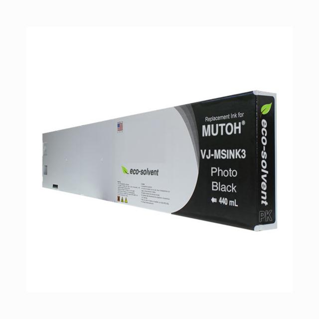 Compatible Light Black Wide Format Inkjet Cartridge for Mutoh VJ-MSINK3A-LK440