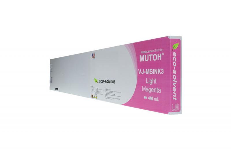 Compatible Light Magenta Wide Format Inkjet Cartridge for Mutoh VJ-MSINK3-LM440