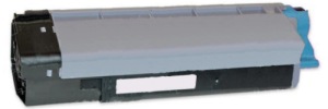 Cyan Toner Cartridge compatible with the Okidata 43324476