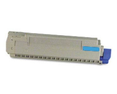 Cyan Toner Cartridge compatible with the Oki 44059215