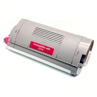 Premium Brand Okidata 43866102 Magenta Laser Toner Cartridge