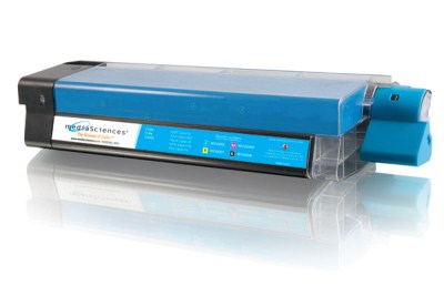 Cyan Laser Toner compatible with the Okidata 42127403