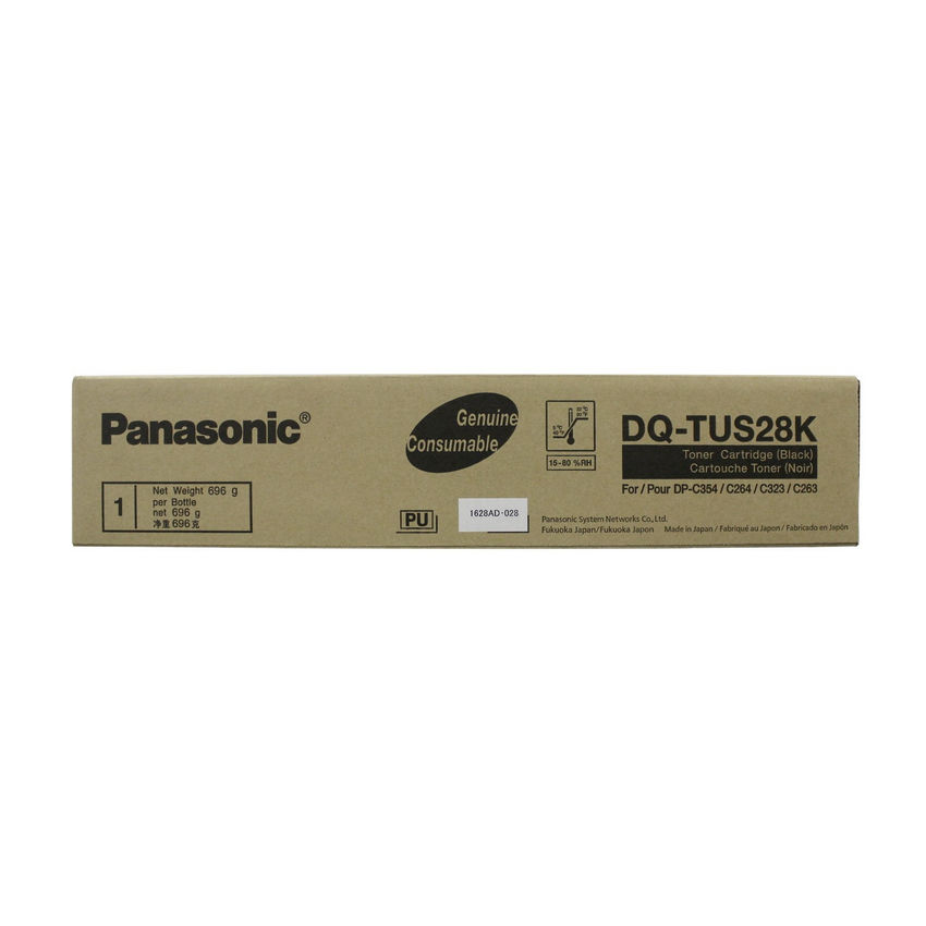 OEM Panasonic DQ-TUS28K (DQTUS28K) Toner Cartridge, Black, 28K Yield