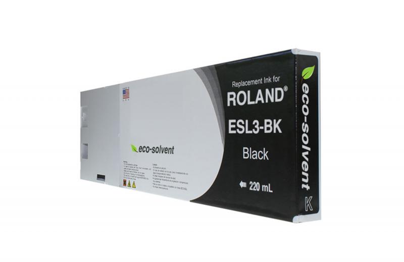 Compatible Black Wide Format Inkjet Cartridge for Roland ESL3-BK
