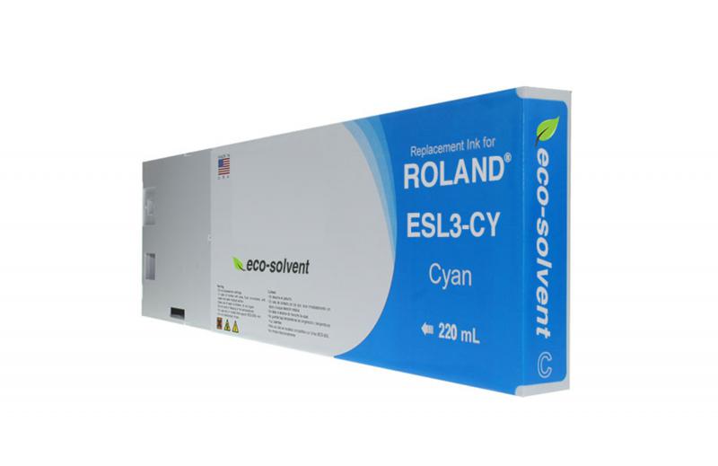 Compatible Cyan Wide Format Inkjet Cartridge for Roland ESL3-CY