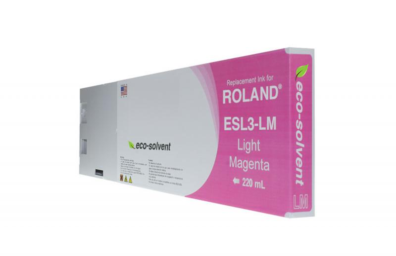 Compatible Light Magenta Wide Format Inkjet Cartridge for Roland ESL3-LM