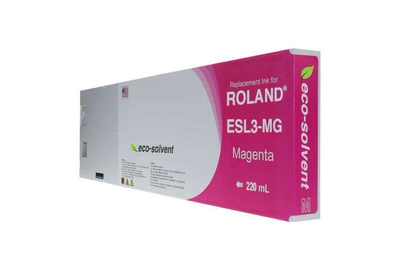 Compatible Magenta Wide Format Inkjet Cartridge for Roland ESL3-MG