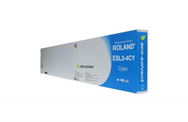 Compatible Cyan Wide Format Inkjet Cartridge for Roland ESL3-4CN