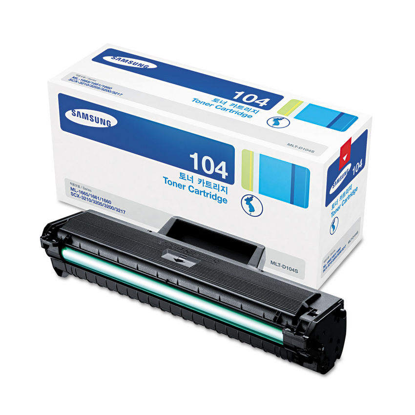 MLT-D104S (SU750A) Toner, 1500 Page-Yield, Black