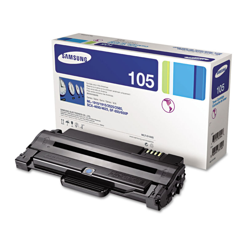 MLT-D105S (SU778A) Toner, 1500 Page Yield, Black